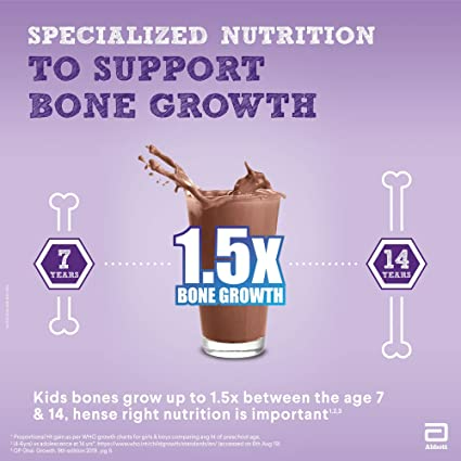Pediasure 7 Plus Oats & Almond Nutrition Drink Powder Chocolate Flavour for Infants | Grocsy