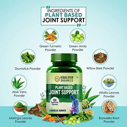 Himalayan Organics Plant Based Joint Support Vegetarian Capsules | Grocsy