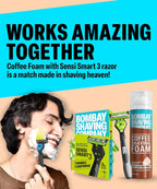 Bombay Shaving Company Coffee Shaving Foam with Macadamia Nut Oil | Grocsy
