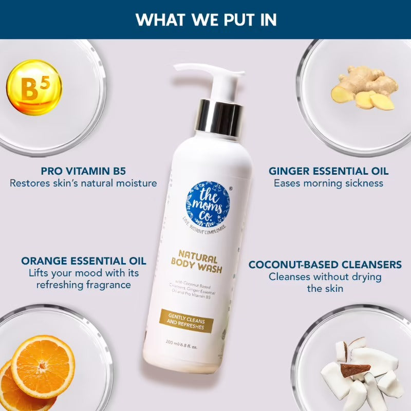 The Moms Co Natural Body Wash | Grocsy