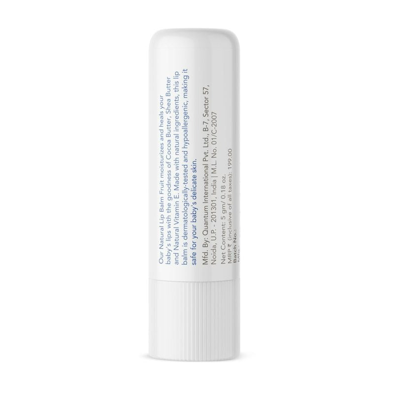 The Moms Co Natural Vanilla Lip Balm | Grocsy