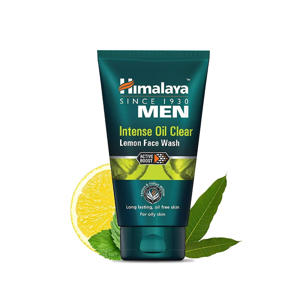 Himalaya Men Intense Oil Clear Lemon Face Wash | Grocsy