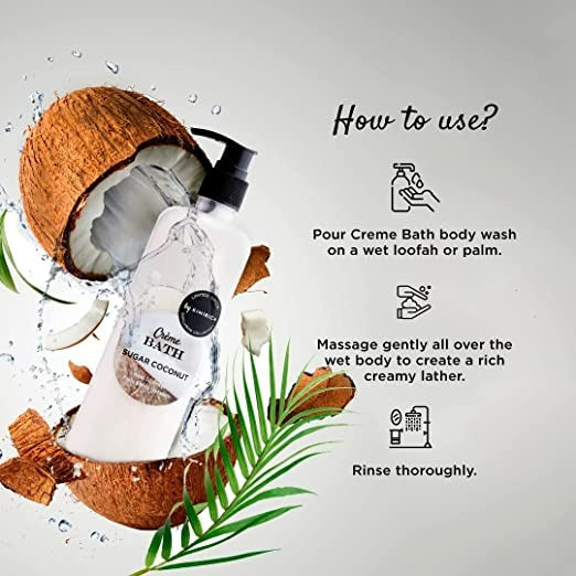 Kimirica Creme Bath Sugar Coconut Body Wash | Grocsy