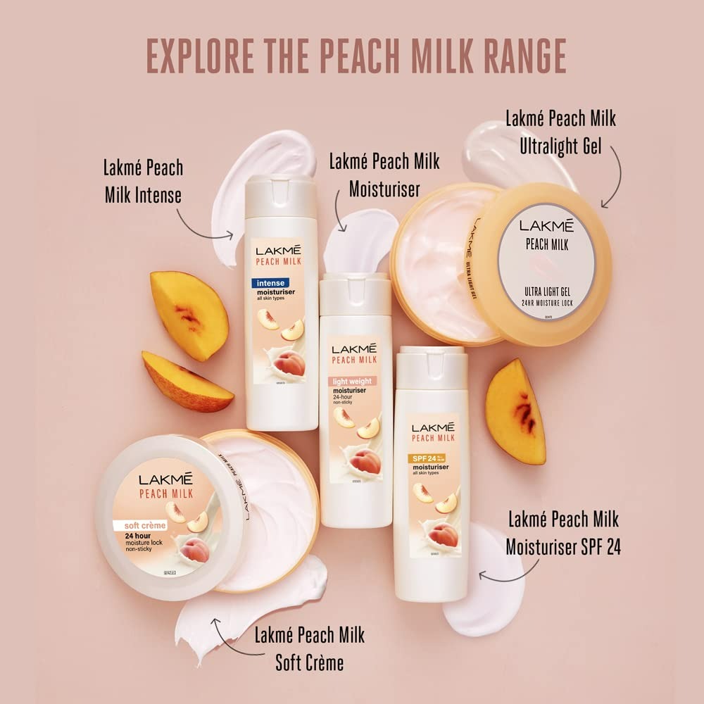 Lakme Peach Milk Intense Moisturizer Lotion | Grocsy