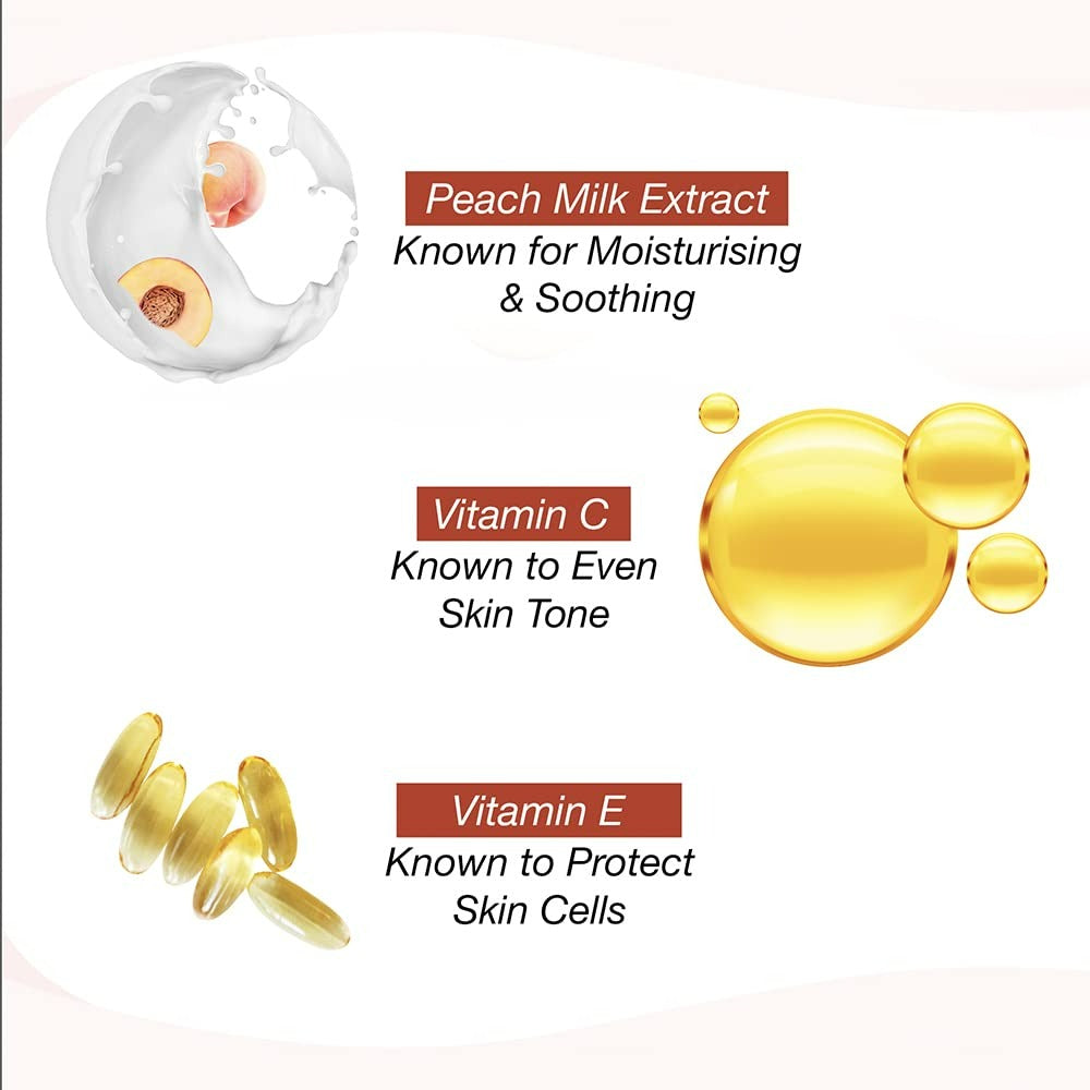 Lakme Peach Milk Intense Moisturizer Lotion | Grocsy