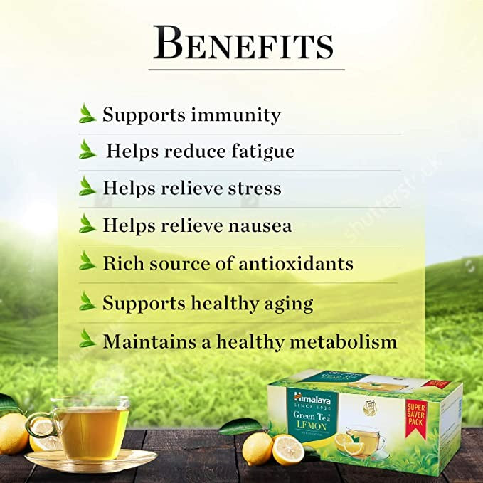 Himalaya Green Tea Lemon | Grocsy