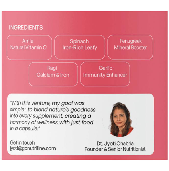 Nutriline Multivitamins with Iron Capsules | Grocsy
