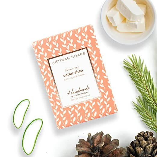 Kimirica Artisan Soap Cedar Shea | Grocsy