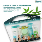 Himalaya Pure Skin Neem Facial Kit with Face Massager | Grocsy