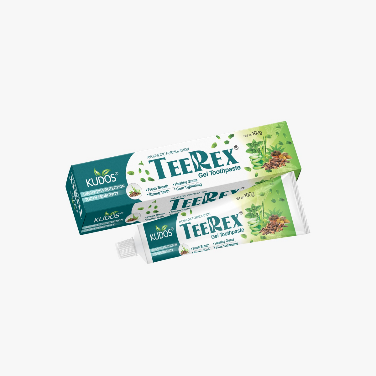 Kudos Ayurveda Teerex Gel Toothpaste - Limited Time Offer | Grocsy
