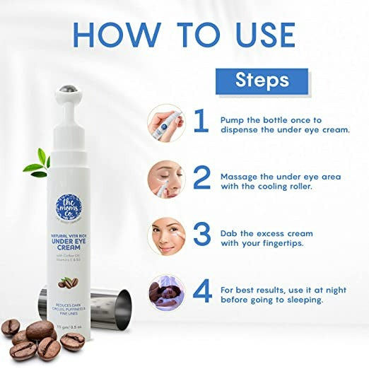 The Moms Co Natural Vita Rich Under Eye Cream | Grocsy