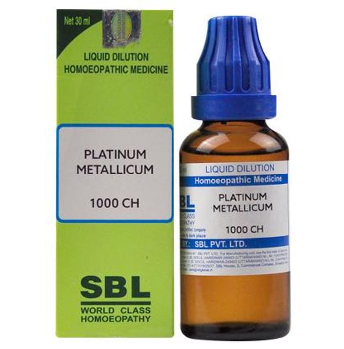 SBL Homeopathy Platinum Metallicum Dilution | Grocsy