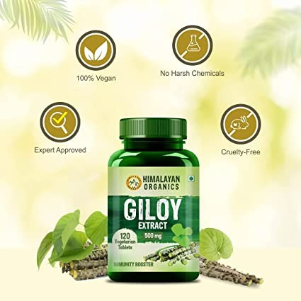 Himalayan Organics Giloy Extract 500 mg Tablets | Grocsy
