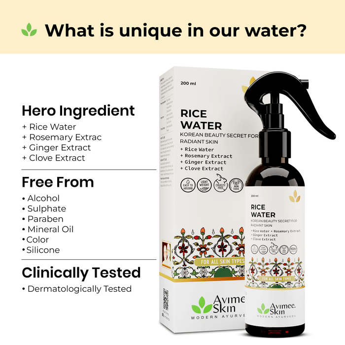 Avimee Herbal Rice Water for Hair and Skin | Grocsy