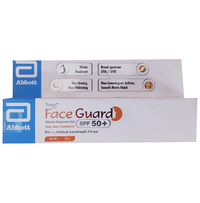 Tvaksh Face Guard Sunscreen Gel SPF 50+ | Grocsy
