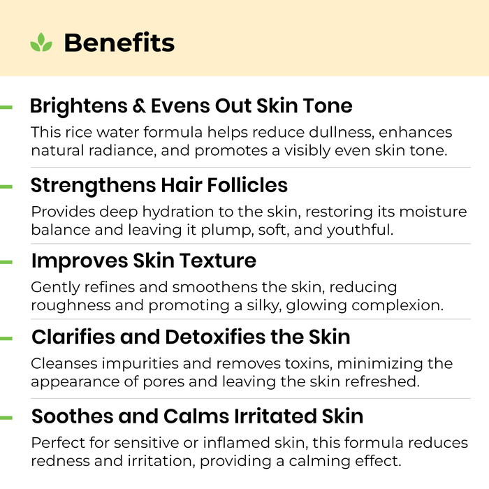 Avimee Herbal Rice Water for Hair and Skin | Grocsy