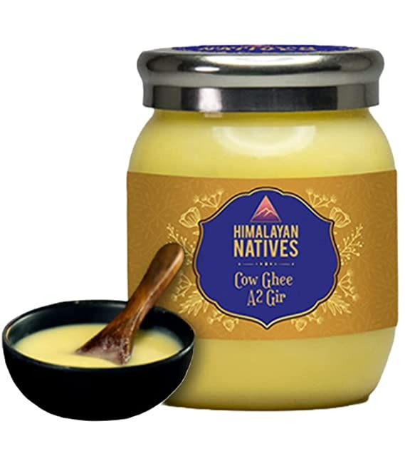 Himalayan Natives A2 Gir Cow Ghee | Homemade A2 Cow Desi Ghee | Traditional Charned Ghee | Grocsy
