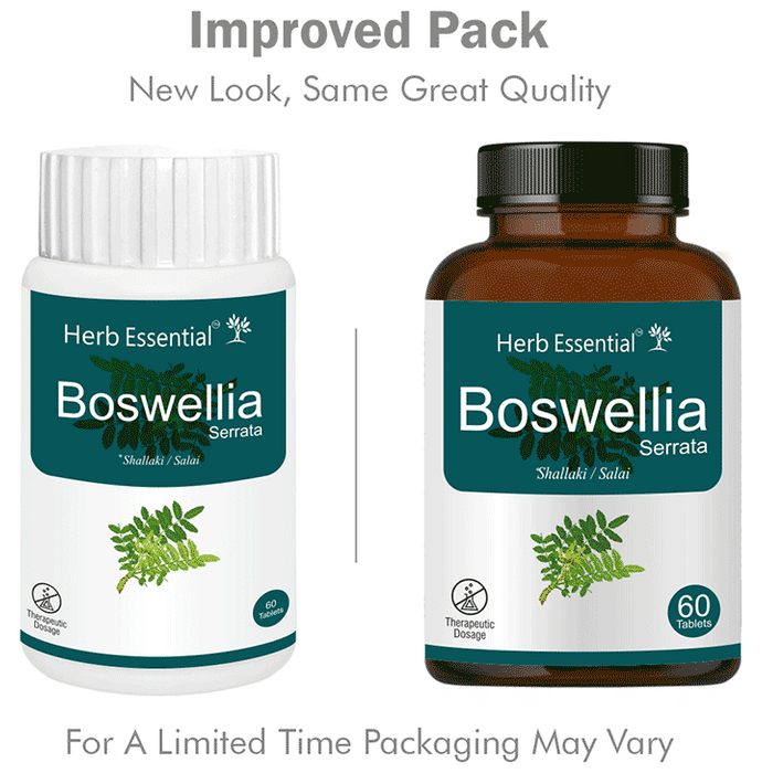 Herb Essential Boswellia Serrata Tablets | Grocsy