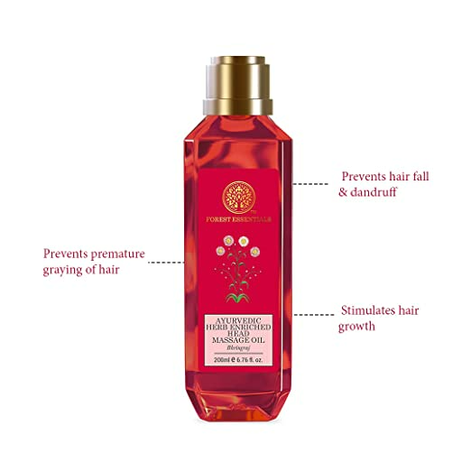 Forest Essentials Ayurvedic Herb Enriched Head Massage Oil Bhringraj | Grocsy
