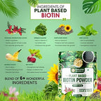 Himalayan Organics Plant Based Biotin 10000mcg Capsules | Grocsy