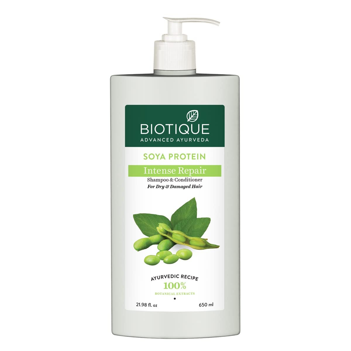 Biotique Advanced Ayurveda Bio Soya Protein Fresh Nourishing Shampoo | Grocsy