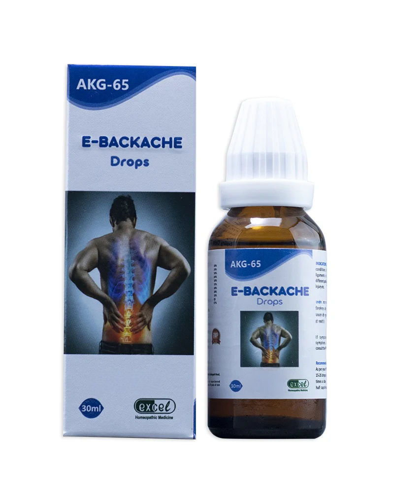 Excel Pharma E-Backache Drops | Grocsy