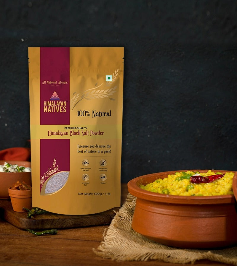 Himalayan Natives Black Salt Powder | Grocsy