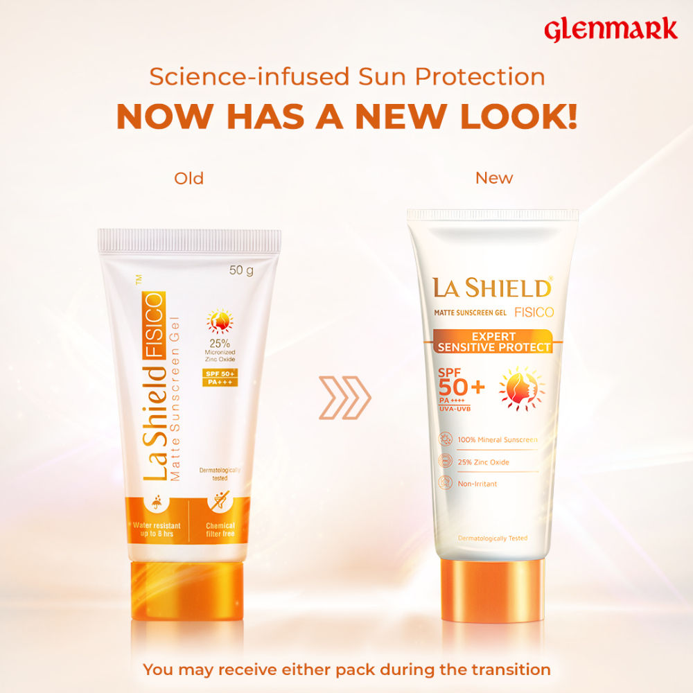 La Shield Fisico Matte Sunscreen Gel SPF 50+ PA+++ | Grocsy