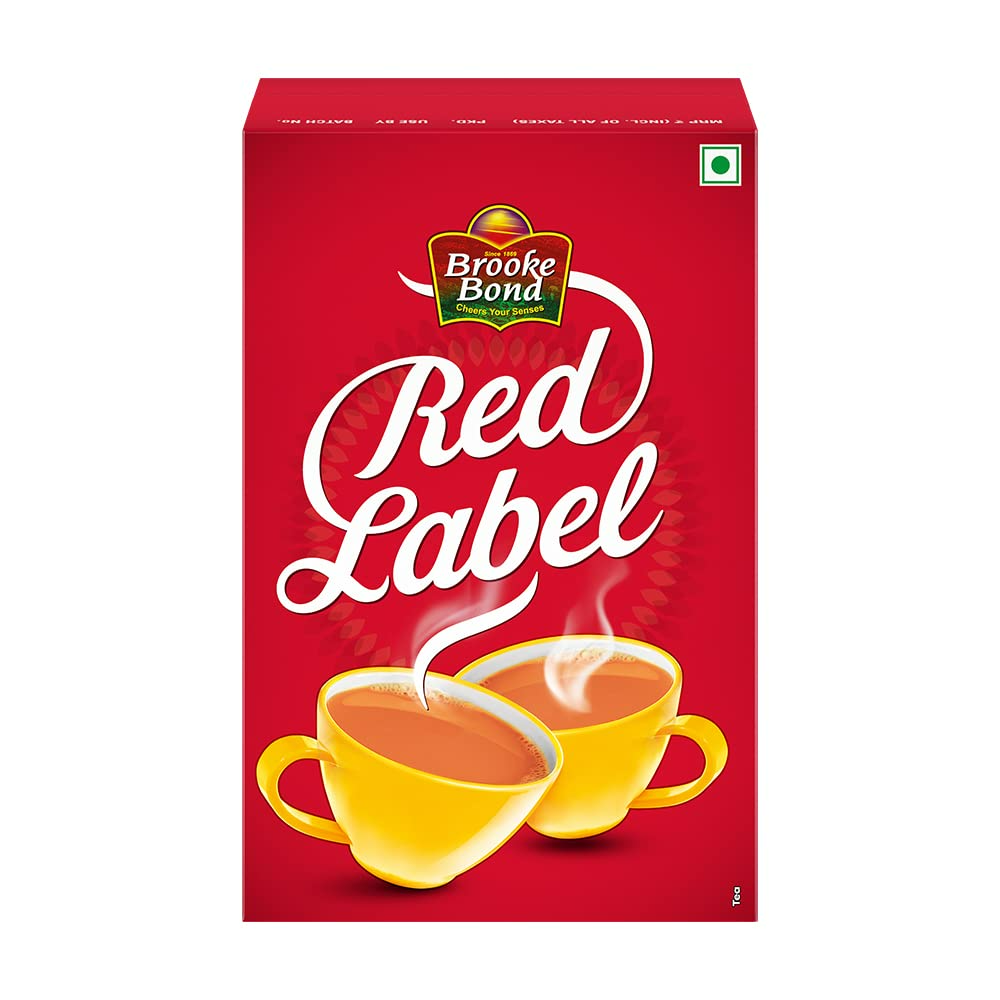 Brooke Bond Red Label Tea | Premium Powdered Strong Black Chai from the Best Choosen Leaves | Grocsy