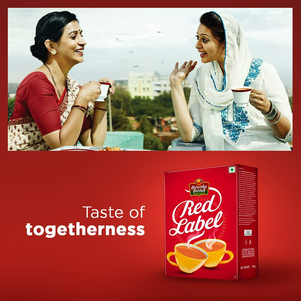 Brooke Bond Red Label Tea | Premium Powdered Strong Black Chai from the Best Choosen Leaves | Grocsy