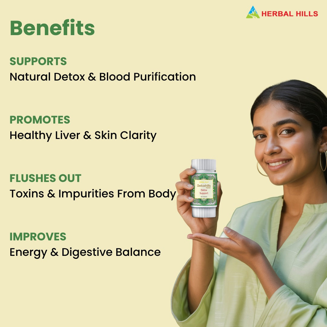 Herbal Hills Ayurveda Detox Hills Tablets | Grocsy