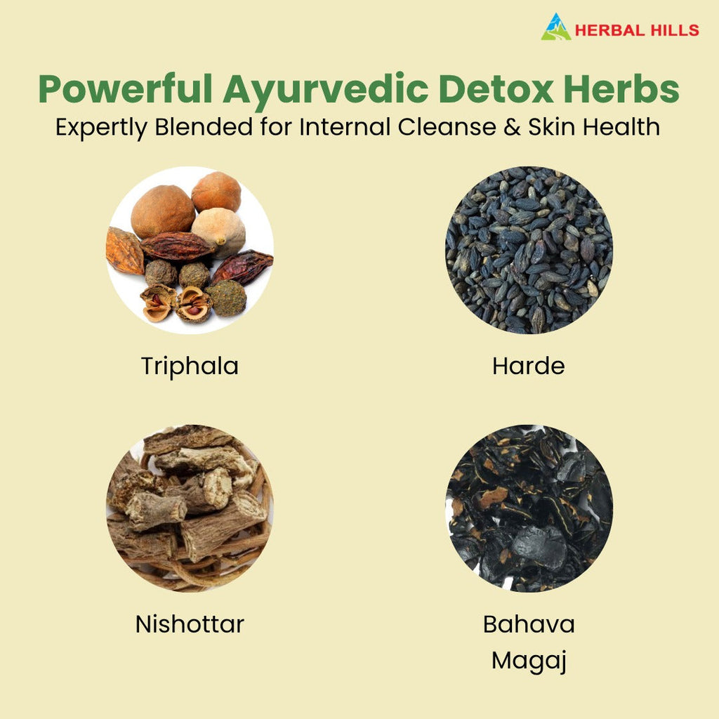 Herbal Hills Ayurveda Detox Hills Tablets | Grocsy