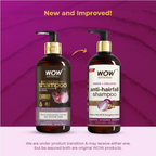 Wow Skin Science Onion & Collagen Anti Hairfall Shampoo For Strenghtens Roots & Prevents Hair Breakage | Grocsy