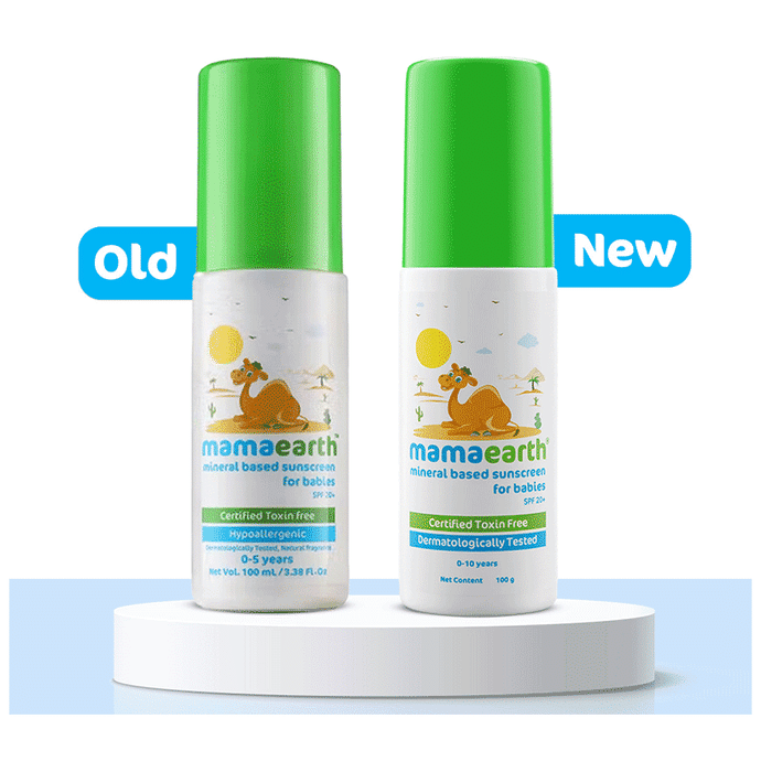 Mamaearth Mineral Based Baby Sunscreen For Protects from UV Rays & Deeply Nourishing & Soothing | Grocsy