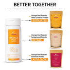 Alps Goodness Orange Peel Powder, for Hair Mask & Face Mask, Nourishes Hair Follicles, Glow Face | Grocsy