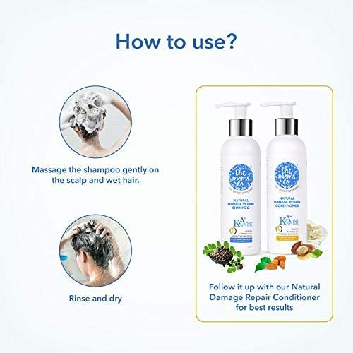 The Moms Co Natural Damage Repair Shampoo (200 ml) | Grocsy