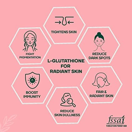 Mountainor L Glutathione Capsules for Healthy & Radiant Skin Capsules | Grocsy