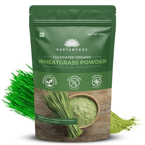 Saptamveda Organic Wheatgrass Powder | Grocsy