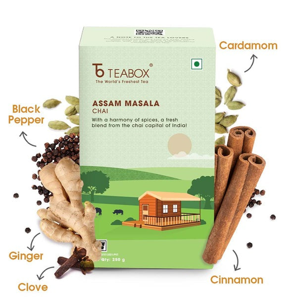 Teabox Assam Masala Chai | Grocsy