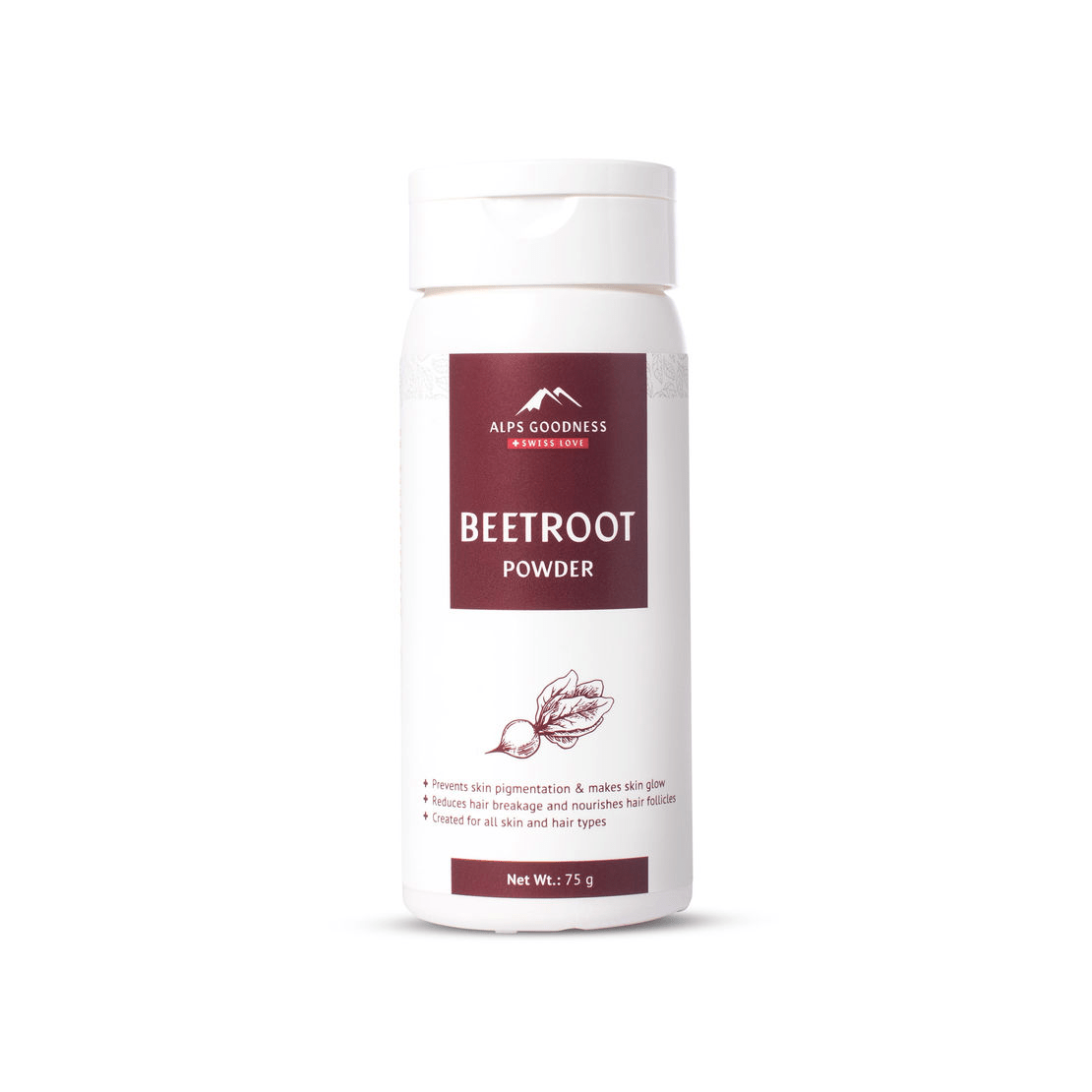 Alps Goodness Beetroot Powder For Hair Mask & Face Mask | Grocsy