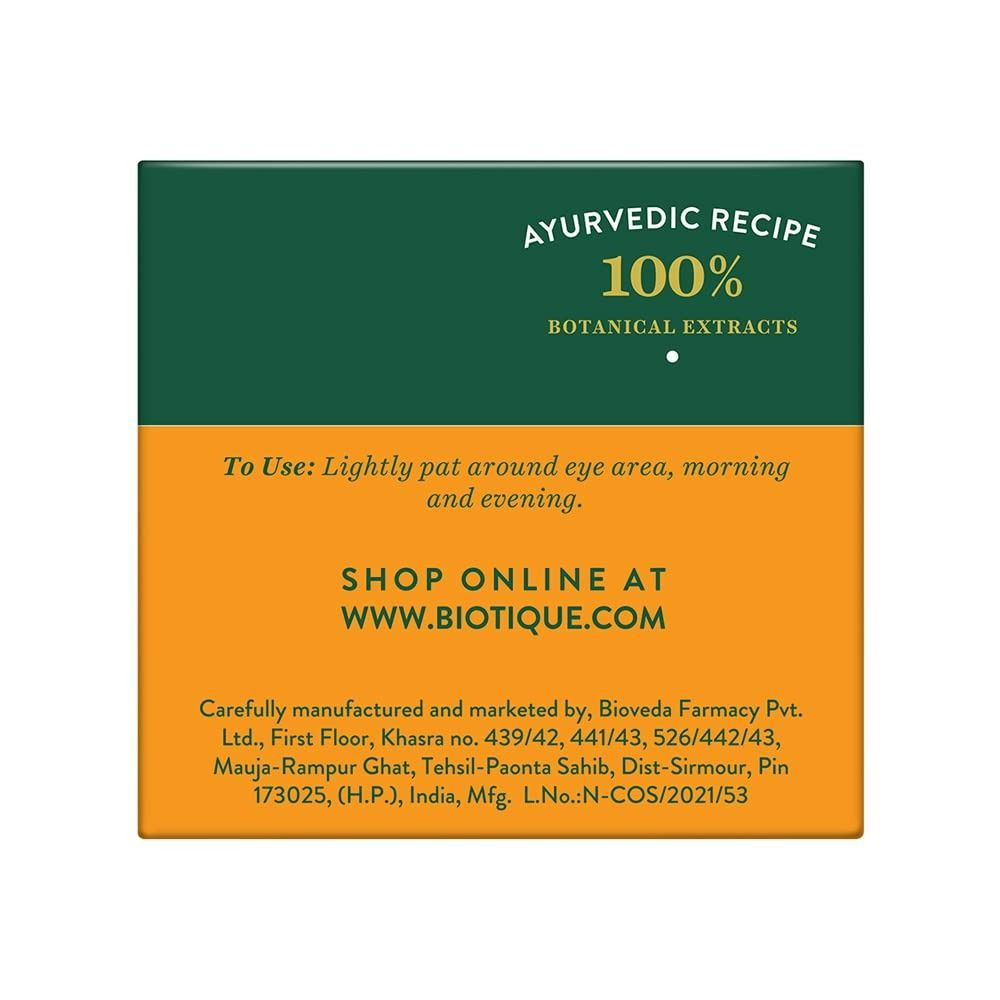 Biotique Bio Almond Soothing And Nourishing Eye Cream | Grocsy