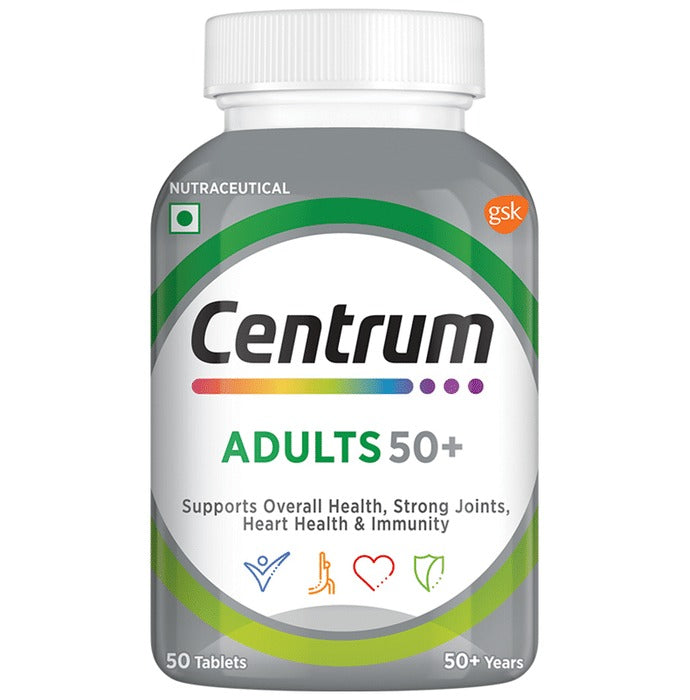 Centrum Adult 50+ Supports Overall Health Tablets | Grocsy