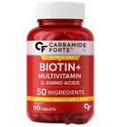 Carbamide Forte Biotin Tablets with 50 Multivitamin Ingredients for Women & Men | Grocsy