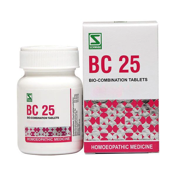 Dr. Willmar Schwabe India Bio-Combination 25 (BC 25) Tablet | Grocsy