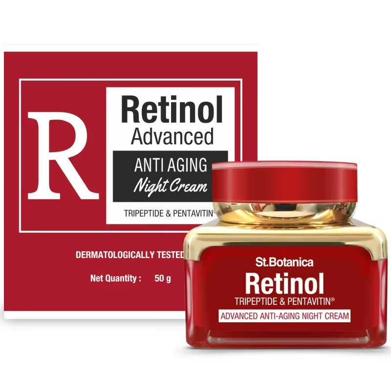 St.Botanica Retinol Advanced Anti Aging Night Cream | Grocsy