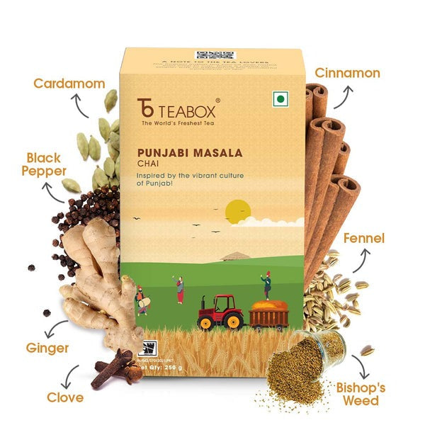 Teabox Punjabi Masala Chai | Grocsy