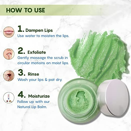 The Moms Co Natural Exfoliating Lip Scrub | Grocsy