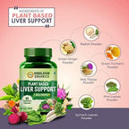 Himalayan Organics Plant Based Liver Support + Milk Thistle Vegetarian Capsules | Grocsy