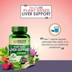 Himalayan Organics Plant Based Liver Support + Milk Thistle Vegetarian Capsules | Grocsy