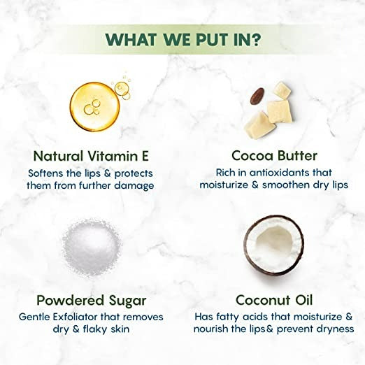 The Moms Co Natural Exfoliating Lip Scrub | Grocsy